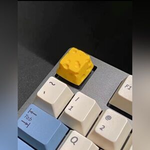 Cute Cheese Keyboard Keycap - Adorable Custom Keycap for Mechanical Keyboards